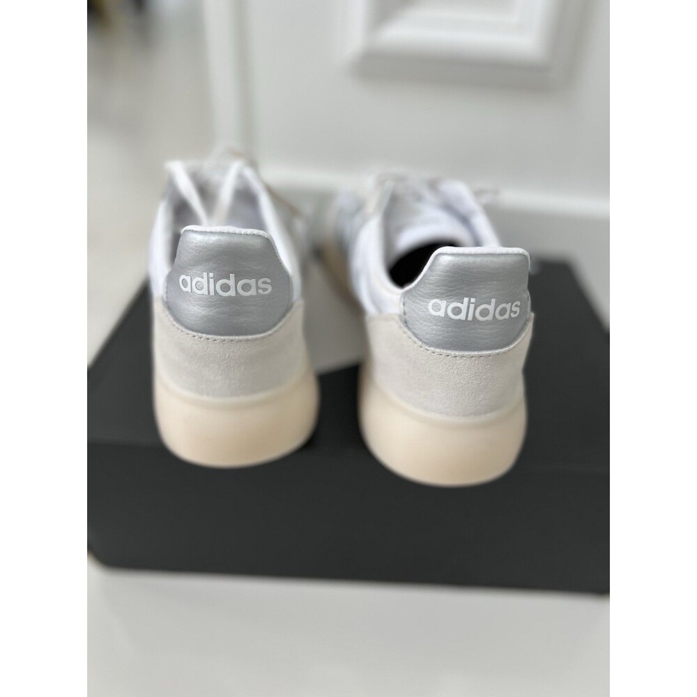 Adidas Barreda Decode Sneaker Tennis Shoes White Silver JI2321 Women’s Size 11 - Picture 9 of 12